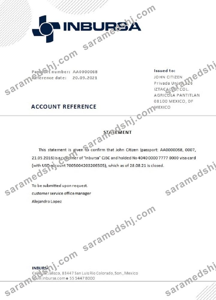 Mexico_Inbursa Bank_closure reference